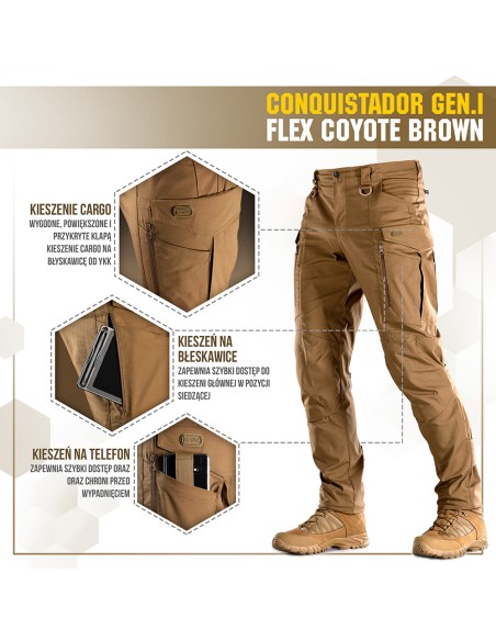 M-TAC Tactical Pants Conquistador Gen. I Flex Ripstop (various colors)
