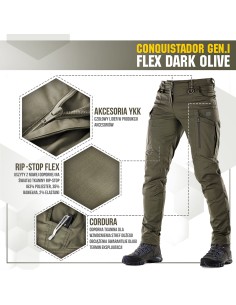 M-TAC Taktikalised Püksid Conquistador Gen. I Flex Ripstop (erinevad värvid)