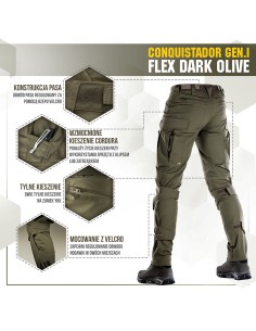M-TAC Taktikalised Püksid Conquistador Gen. I Flex Ripstop (erinevad värvid)