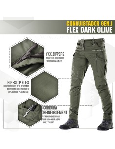 M-TAC Taktikalised Püksid Conquistador Gen. I Flex Ripstop (erinevad värvid)