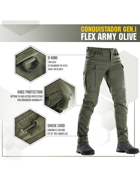 M-TAC Taktikalised Püksid Conquistador Gen. I Flex Ripstop (erinevad värvid)