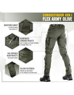M-TAC Taktikalised Püksid Conquistador Gen. I Flex Ripstop (erinevad värvid)