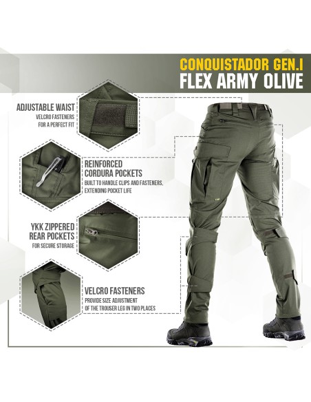 M-TAC Tactical Pants Conquistador Gen. I Flex Ripstop (various colors)