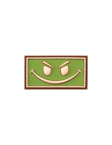 Evil Smile Rubber Patch (green)