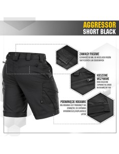 M-TAC Aggressor Flex Taktikalised Lühikesed Püksid (erinevad värvid)
