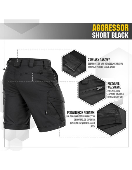 M-TAC Aggressor Flex Tactical Shorts (various colors)