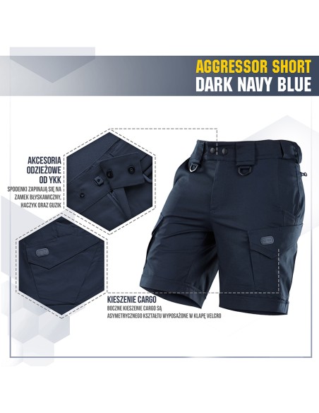 M-TAC Aggressor Flex Tactical Shorts (various colors)