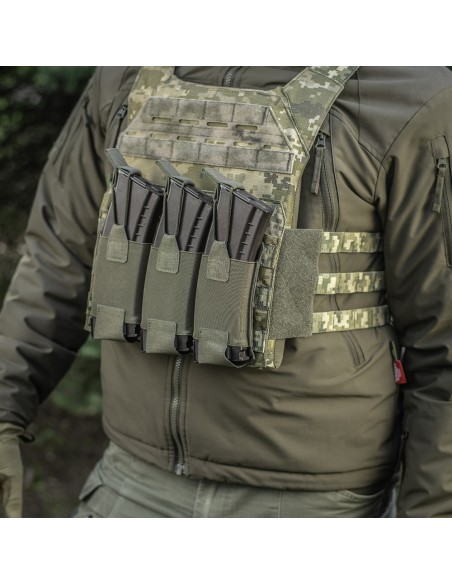 M-TAC Pouch Elastic Triple Magazine Elite Laser Cut Cordura 500D (various colors)