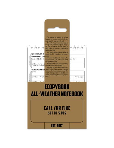 M-TAC Ecopybook Tactical Request for Fire Support
