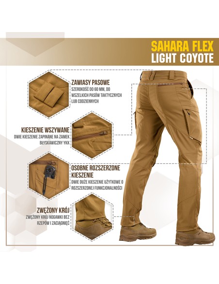 M-TAC Sahara Flex Light Tactical Pants (various colors)