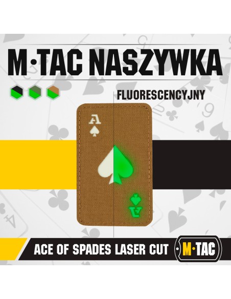 M-TAC Ace of Spades Laser Cut Patch Cordura 500D (various colors)