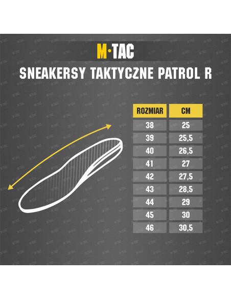 M-TAC Patrol Tactical Sneakers (various colors)