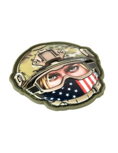 M-TAC Embleem Emoji USA PVC