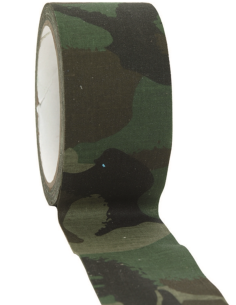 Mil-Tec 50mm (10M) riidest teip (woodland)