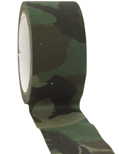 Mil-Tec 50mm (10M) riidest teip (woodland)