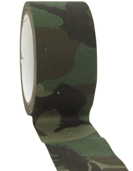 Mil-Tec 50mm (10M) riidest teip (woodland)