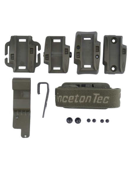 Princeton Tec Charge MPLS Pro Helmet Flashlight - Olive Drab