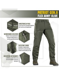 M-TAC Patriot Gen.II Flex Tactical Pants (various colors)