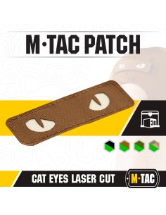 M-TAC CAT EYES Laser Cut Embleem Cordura 500D (erinevad värvid)