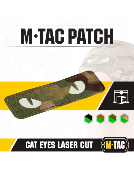 M-TAC CAT EYES Laser Cut Embleem Cordura 500D (erinevad värvid)