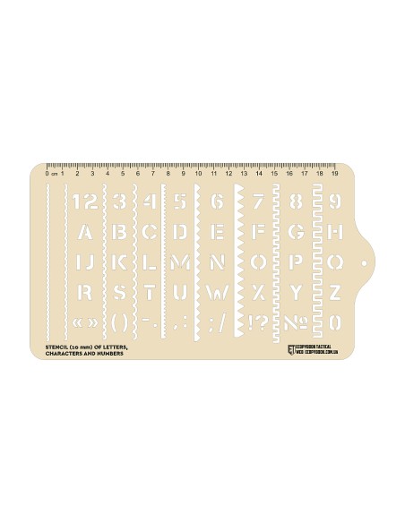 M-TAC Ecopybook Tactical Stencil NATO Symbols