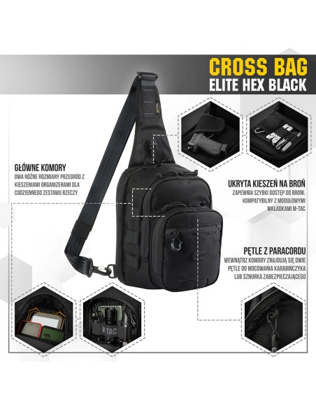 M-TAC Cross Bag Elite Hex (erinevad värvid)