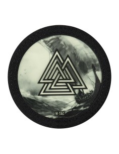 M-TAC Patch Walknut/Drakkar Round (80mm) Cordura 500D