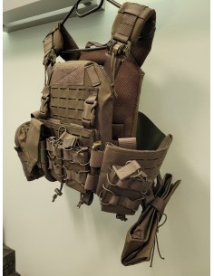 Steelcore plaadikandja komplekt Invader Gear Reaper QRB (oliivroheline)