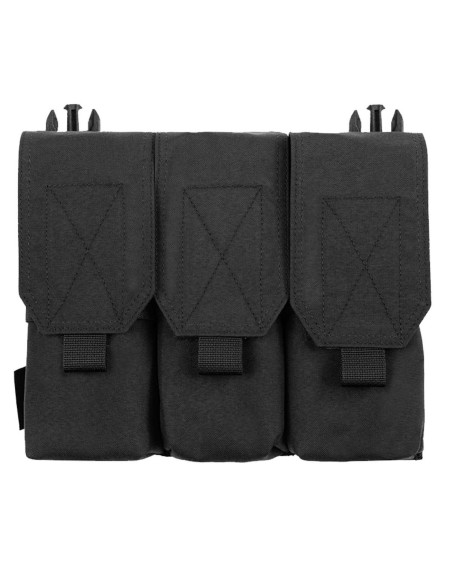 Warrior Low Profile Plate Carrier V1 + Warrior Triple Covered M4 Mag Pouch SET (olive green)