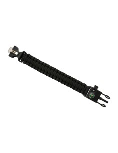 M-TAC Paracord Bracelet with Fire Starter, Compass, and Whistle (various colors)