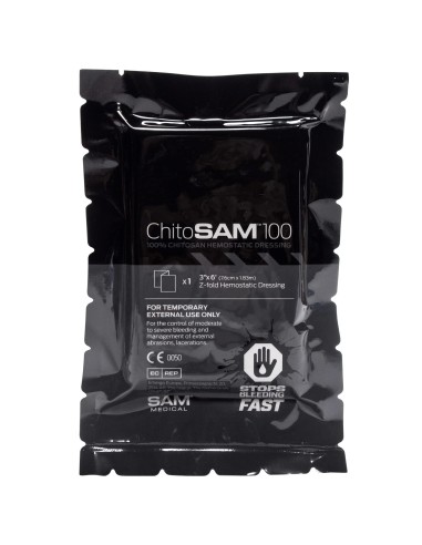 ChitoSAM 100 Hemostaatiline side (3" X 6' Z-FOLD)