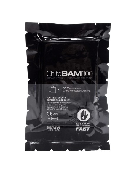 ChitoSAM 100 Hemostaatiline side (3" X 6' Z-FOLD)