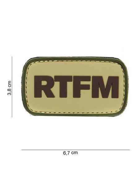 RTFM PVC Embleem