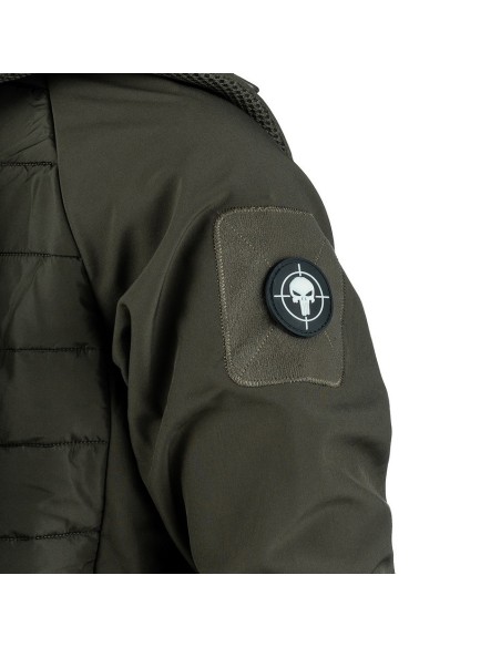 Punisher sight PVC Embleem (must/helendab pimedas)