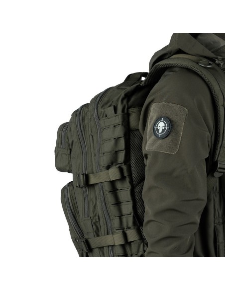 Punisher sight PVC Rubber Patch (black/glows in the dark)