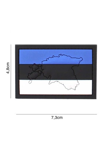 Eesti Lipp Kontuuriga PVC Embleem