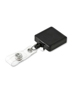 KEY-BAK Retract-A-Badge ID Square with Clip (0200-107)