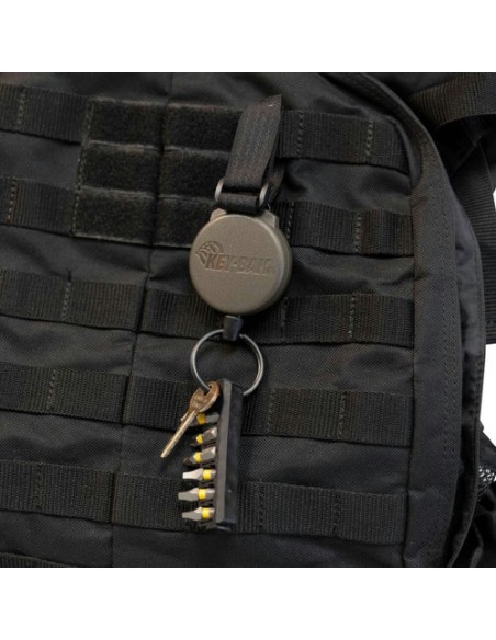 KEY-BAK SecurIt tugev retraktor 48" Kevlar nööriga, MOLLE-kinnitusega, roheline (0488-8233)