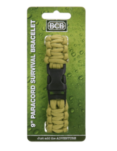 BCB paracord käepael 23cm oranz