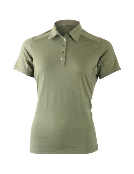 Lasting ALISA Women's Merino Wool Polo Shirt