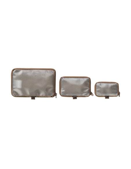 Tasmanian Tiger Mesh VL Pouch Storage Bag Set (Coyote)