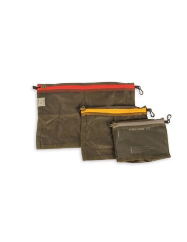 Tasmanian Tiger Mesh Pocket Set (Olive green)