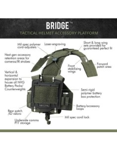Agilite Bridge-Taktikalise Kiivri Lisaseadmete Platvorm (erinevad värvid)