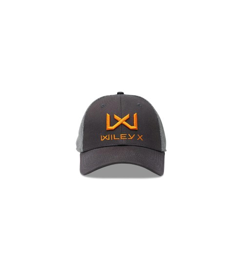 Wiley X Trucker Cap - Dark Grey / Orange WX/Wiley X