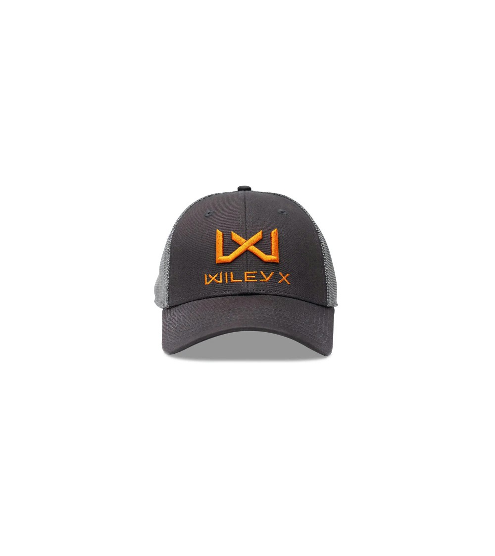 Wiley X Trucker Cap - Dark Grey / Orange WX/Wiley X