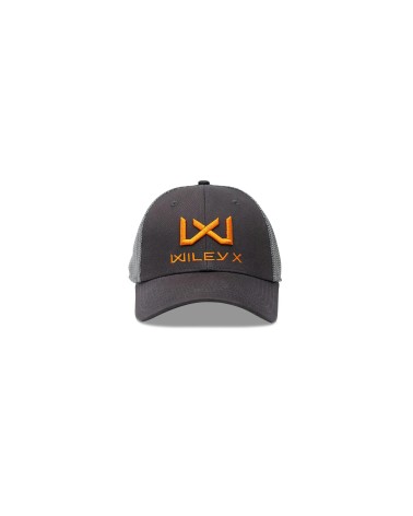 Wiley X Trucker Cap - Dark Grey / Orange WX/Wiley X