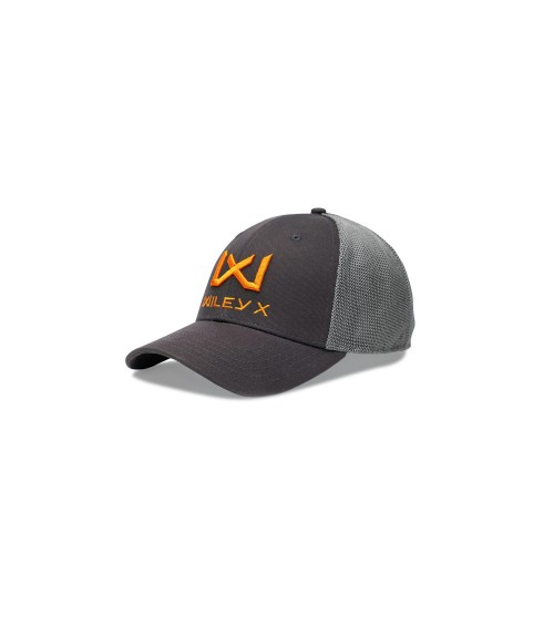 Wiley X Trucker Cap - Dark Grey / Orange WX/Wiley X