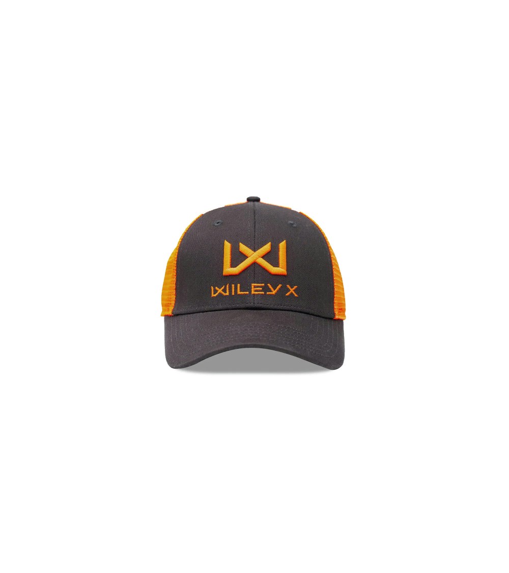 Wiley X Trucker Cap - Dark Grey/Signal Orange / Signal Orange WX/Wiley X