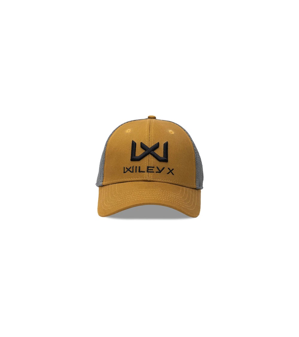 Wiley X Trucker Cap - Tan/Grey / Black WX/Wiley X