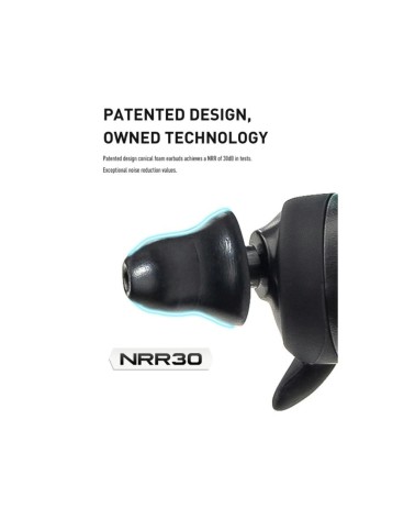 Earmor M20T PRO Electronic Noise Reduction Earplug, with Bluetooth